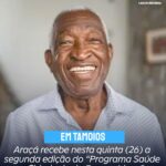 Araçá, em Tamoios, recebe nesta quinta (26) a segunda edição do “Programa Saúde e Cidadania da Pessoa Idosa”