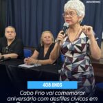 Cabo Frio vai comemorar aniversário com desfiles cívicos em Tamoios e na Praia do Forte