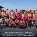 Guarda-vidas de Búzios participam do Campeonato Brasileiro de Salvamento Aquático 2023 e voltam para casa com nove medalhas