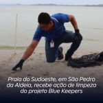 Praia do Sudoeste, em São Pedro da Aldeia, recebe ação de limpeza do projeto Blue Keepers