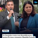 Dr. Serginho conta com Republicanos e apoios de peso, enquanto Magdala Furtado fica isolada na esquerda para 2024