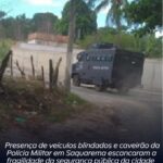 Presença de veículos blindados e caveirão da Polícia Militar em Saquarema escancaram a fragilidade da segurança publica da cidade