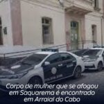 Corpo de jovem que se afogou em Saquarema é encontrado em Arraial do Cabo