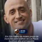 Em São Pedro da Aldeia prazo para inscrições dos editais da Lei Paulo Gustavo são prorrogados