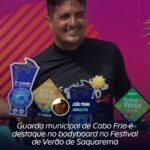 Guarda municipal de Cabo Frio é destaque no bodyboard no Festival de Verão de Saquarema