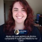 Aluna da rede pública de Búzios conquista 1º lugar em Medicina na UERJ