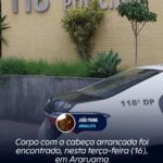Corpo com a cabeça arrancada foi encontrado, nesta terça-feira (16), em Araruama
