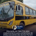 Educação de Cabo Frio abre cadastramento para carteirinhas de ônibus escolares dos alunos PcD (Pessoas com Deficiência) em Tamoios.