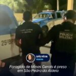 Foragido de Minas Gerais é preso em São Pedro da Aldeia