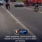 Após acidente, motociclista não resiste a ferimentos e vem a óbito em Búzios