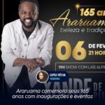 Araruama comemora seus 165 anos com inaugurações e eventos