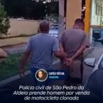 Polícia civil de São Pedro da Aldeia prende homem por venda de motocicleta clonada