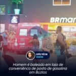 Homem é baleado em loja de conveniênca de posto de gasolina em Búzios