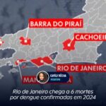 Rio de Janeiro chega a 6 mortes por dengue confirmadas em 2024