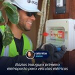 Búzios inaugura primeiro eletroposto para veículos elétricos