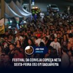 Festival da cerveja começa neta sexta-feira (15) em Saquarema