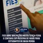 Fies abre inscrições nesta terça-feira e contará com reserva de vagas para estudantes de baixa renda