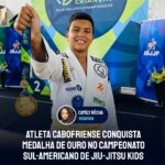 Atleta cabofriense conquista medalha de ouro no Campeonato Sul-Americano de Jiu-Jitsu