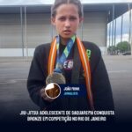 Jiu-jitsu: Adolescente de Saquarema conquista bronze em competição no Rio de Janeiro