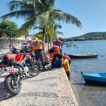 Homem desorientado é resgatado pela Guarda Marítima no Canal Itajuru, em Cabo Frio