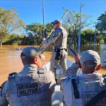 Polícia prende 130 pessoas durante enchente no RS