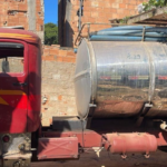 Poços para captações irregulares e ligações clandestinas de água são encontradas no bairro Maria Joaquina, em Cabo Frio