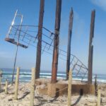 Postos de guarda-vidas em Monte Alto, Arraial do Cabo, são incendiados