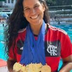 Moradora de Búzios conquista várias medalhas em Campeonato Estadual de Natação Master