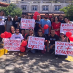 Estudantes da UERJ realizam manifestação em Cabo Frio por mais segurança no trânsito