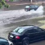 Chuva provoca alagamentos no distrito de Tamoios em Cabo Frio