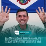 Léo Mendes ficará desempregado em Janeiro após fracassos na campanha e ataques a adversários. Descubra o caso: