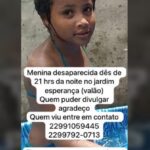 Família procura por criança desaparecida no bairro Jardim Esperança em Cabo Frio