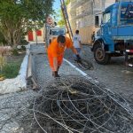 Programa Limpa Fios é lançado em Cabo Frio para remover fiação irregular dos postes