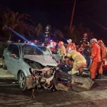 Violenta colisão entre carros deixa feridos e motorista preso às ferragens em Búzios