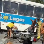 Avenida Saquarema fica interditada após grave acidente envolvendo várias vítimas