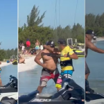 Vídeo mostra homem tentando atirar contra praticante de kitesurf em Arraial do Cabo