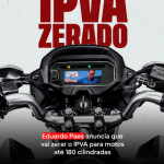 Eduardo Paes anuncia que vai zerar o IPVA para motos até 180 cilindradas