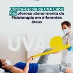 Clínica-Escola da UVA Cabo Frio oferece atendimento de Fisioterapia em diferentes áreas
