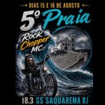 Praia Rock Chopper 2026 promete reunir motociclistas e fãs do rock em grande encontro gratuito em Saquarema