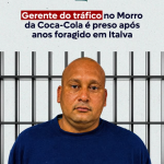 Gerente do tráfico no Morro da Coca-Cola é preso após anos foragido em Italva