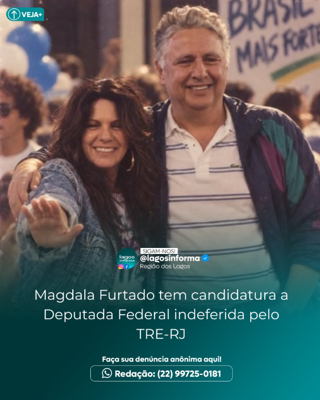 Magdala Furtado tem candidatura a Deputada Federal indeferida pelo TRE-RJ
