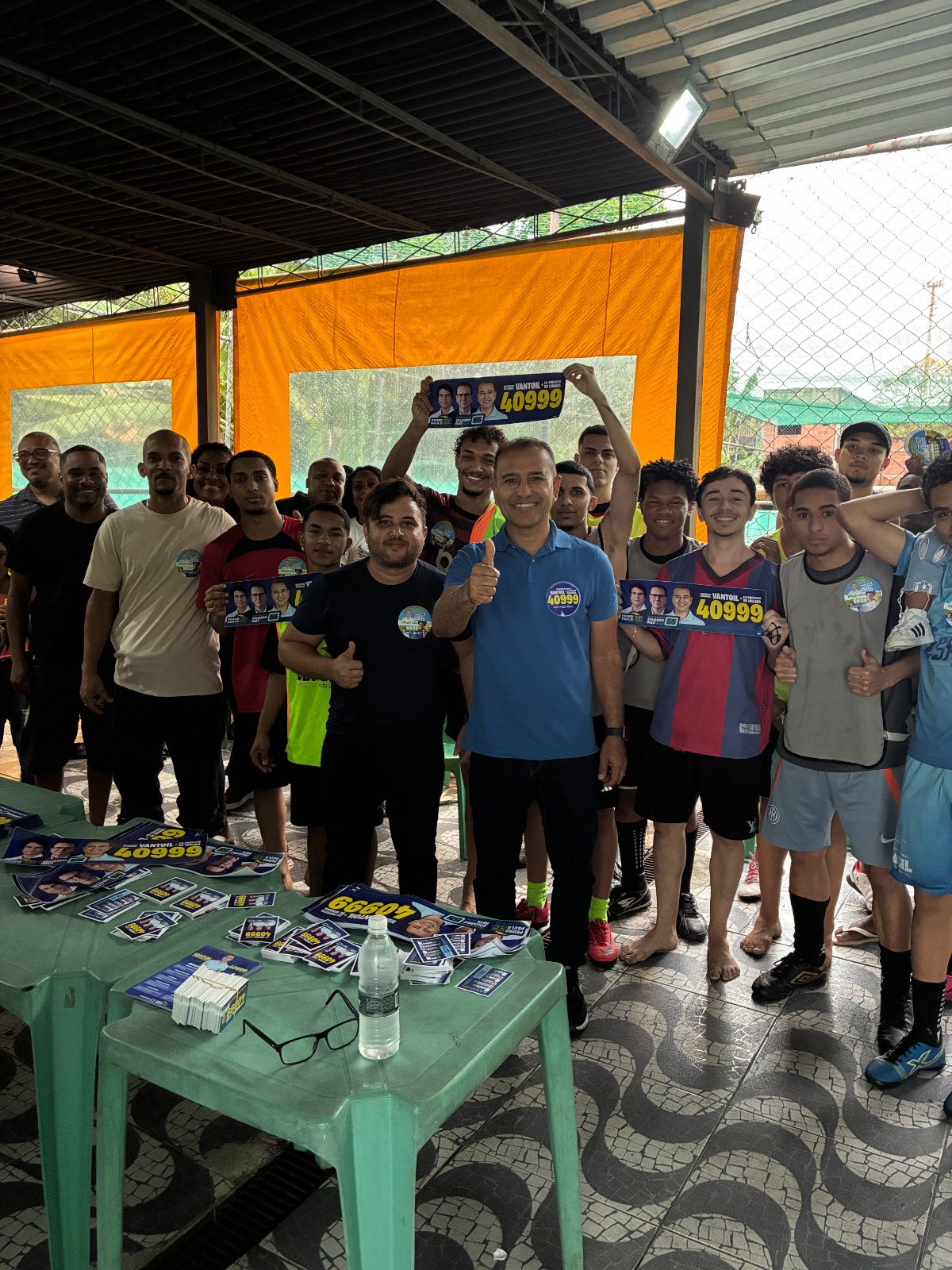 Candidato a deputado estadual, Vantoil participa de reuniões em São Gonçalo