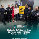 São Pedro da Aldeia participa de evento pelos 40 anos da Delegacia da Mulher