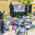 Denúncia leva PM a mercadorias roubadas na Restinga de Massambaba, em Arraial do Cabo