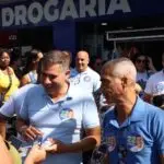 Senador Romário (PL) faz caminhada com o candidato Dr. Serginho, em Cabo Frio